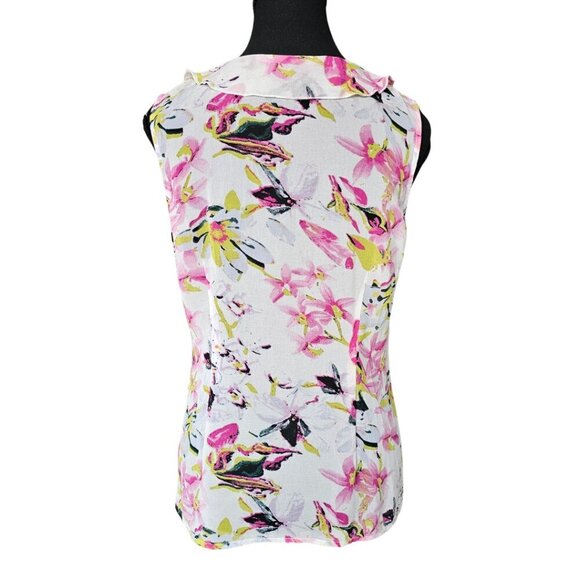 Women's Floral Sleeveless Pullover Top, Size M - Picture 3 of 14